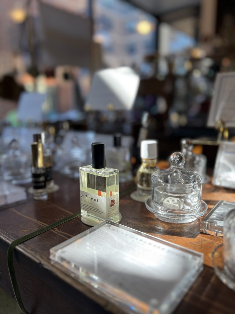 J-Scent取扱店舗アメリカSENTi店頭の様子