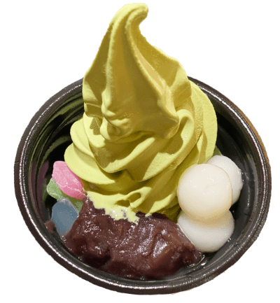 茶寮 伊藤園 抹茶ソフトあんみつ